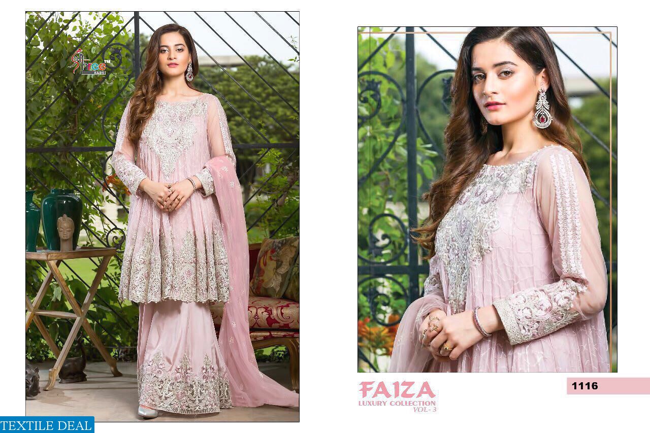 Faiza vol-3 Wholesale luxury collection Salwar suits